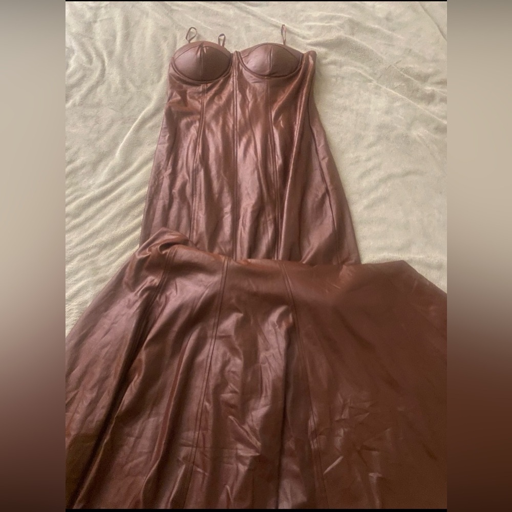Fashion Nova Brown Maxi Dress